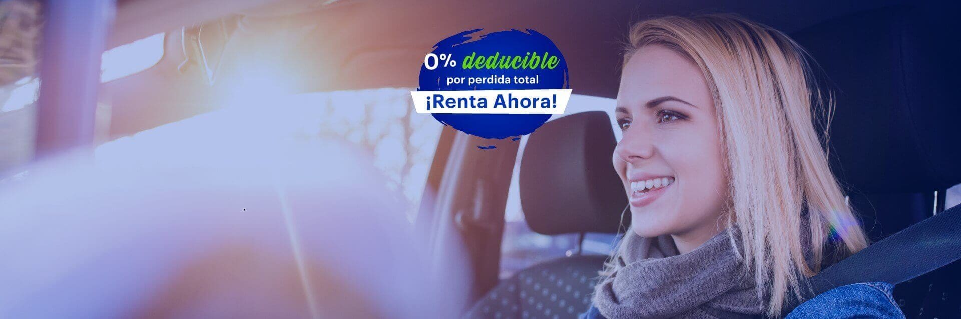0% deducible por daños al vehículo